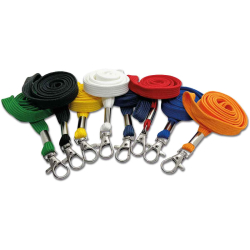 Cordon tour de cou 12 mm avec mousqueton fermoir - Vert - couleurs