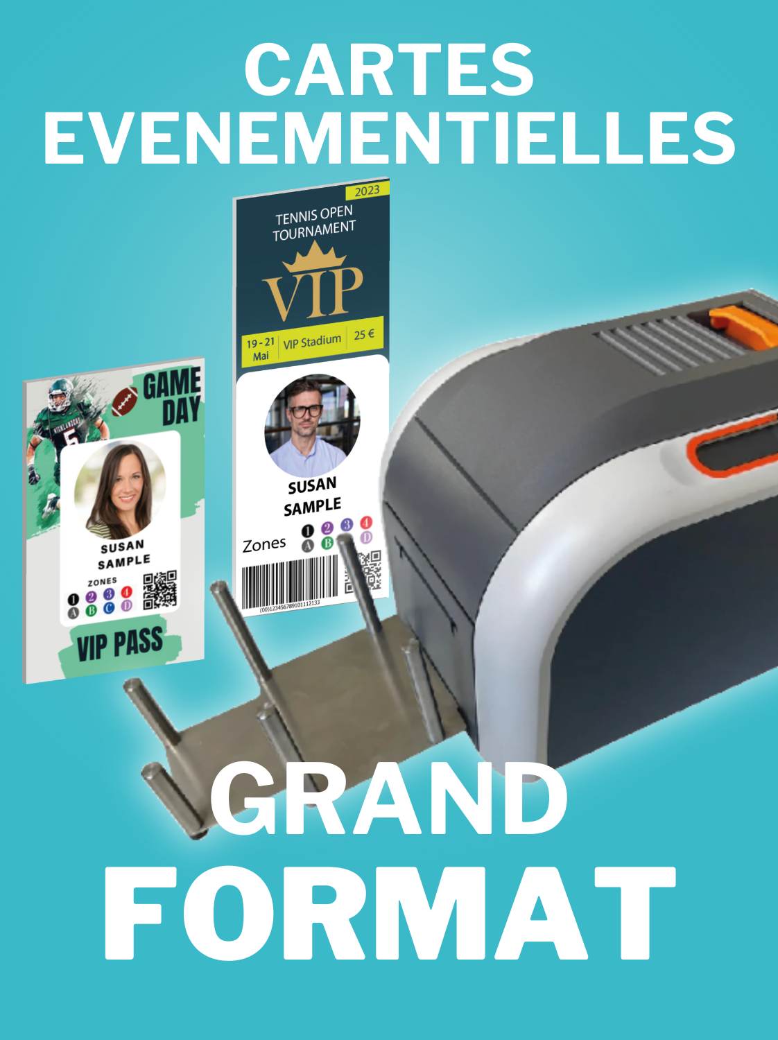 Cartes évènementielles grand format
