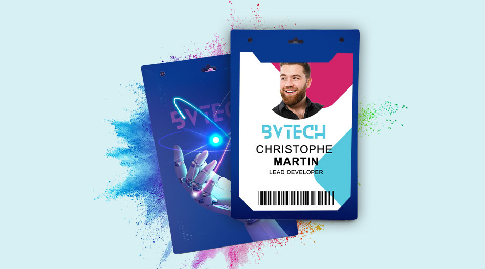 Porte badge cartonné personnalisé