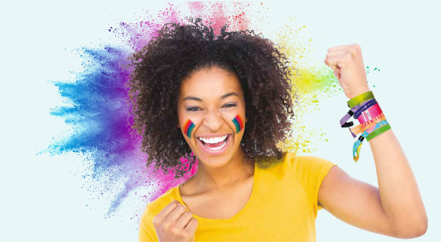 Bracelet événementiel personnalisé​