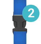 Tour de cou - Boucle détachable