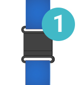 Tour de cou - Clip sécuritaire