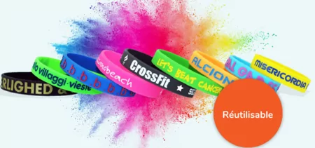 Pourquoi opter pour des bracelets en silicone lors de vos événements ?
