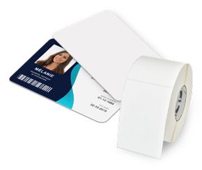 Cartes, badges plastiques et étiquettes à imprimer